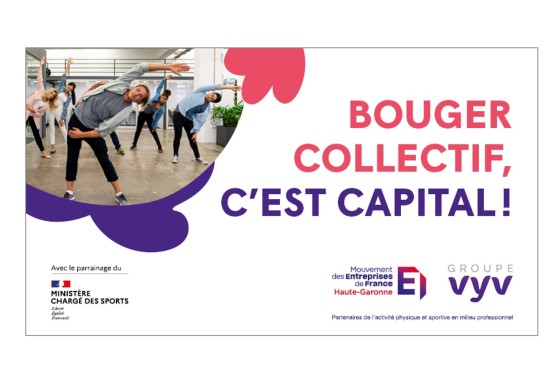 Le Groupe VYV encourage l’activité physique et sportive en milieu professionnel