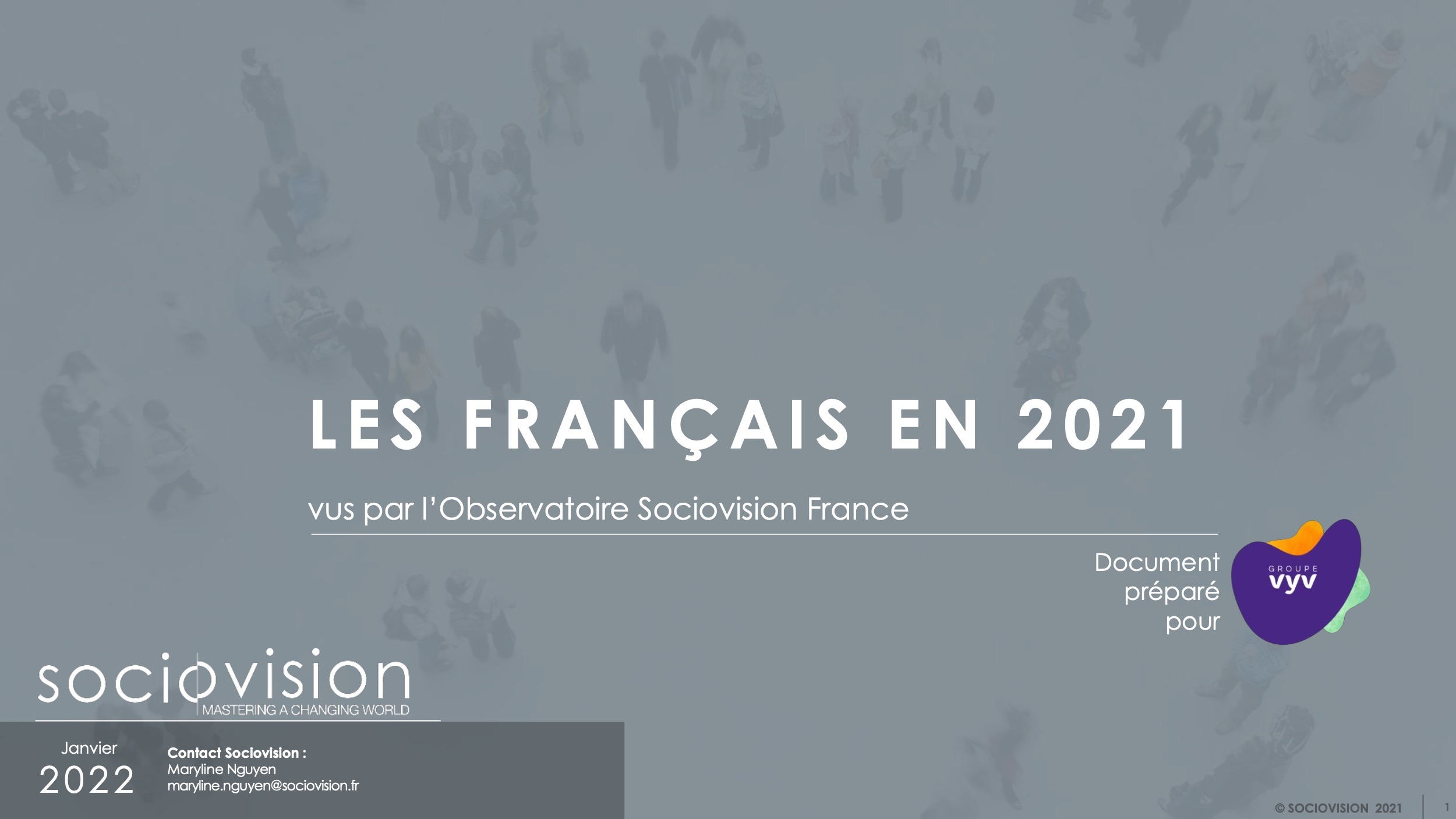 Rapport Sociovision : les Français en 2021