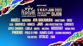 VYV Festival dévoile sa programmation musicale 2023